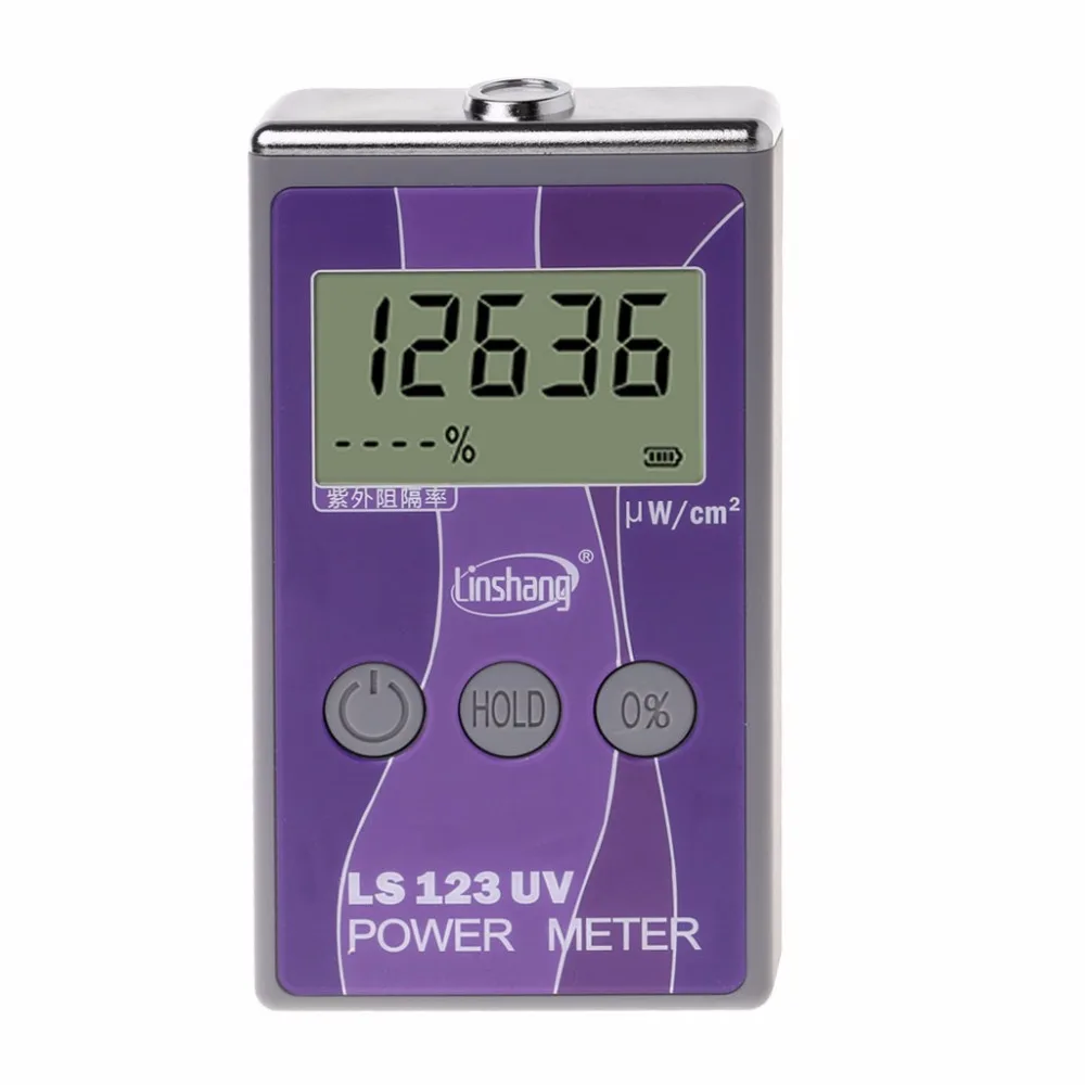 

LS123 UV Power Meter Ultraviolet Intensity Transmittance Rejection Rate Tester Tools