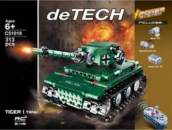 Техника современной военной мировая война радио дистанционного управления тигр я Танк building block Модель Кирпичи rc игрушки коллекции для