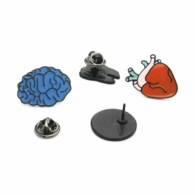 

Human Body Brooches Brain Eyes Tooth Brooch Accessories Wholesale Pin Badge for Kids Gifts