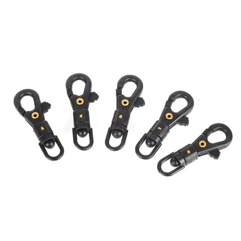 

5pcs Multi-Tool Clip Hook Lightweight 360 Degree Rotatable Outdoor Device Umbrella Fast Hook Camping Equipment