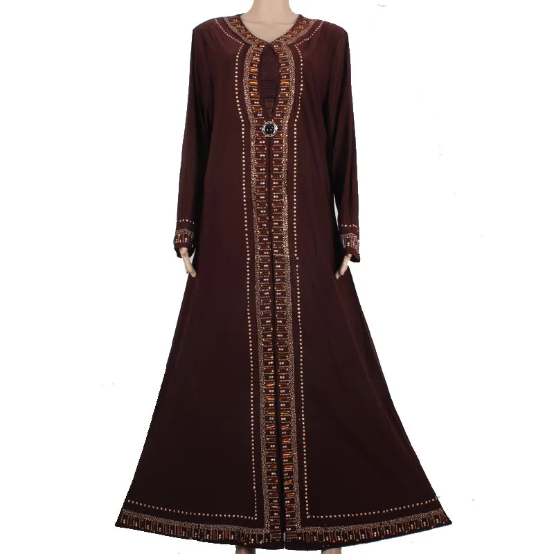 Muslim font b Abaya b font Kaftan font b Islamic b font Clothing for Women Beading