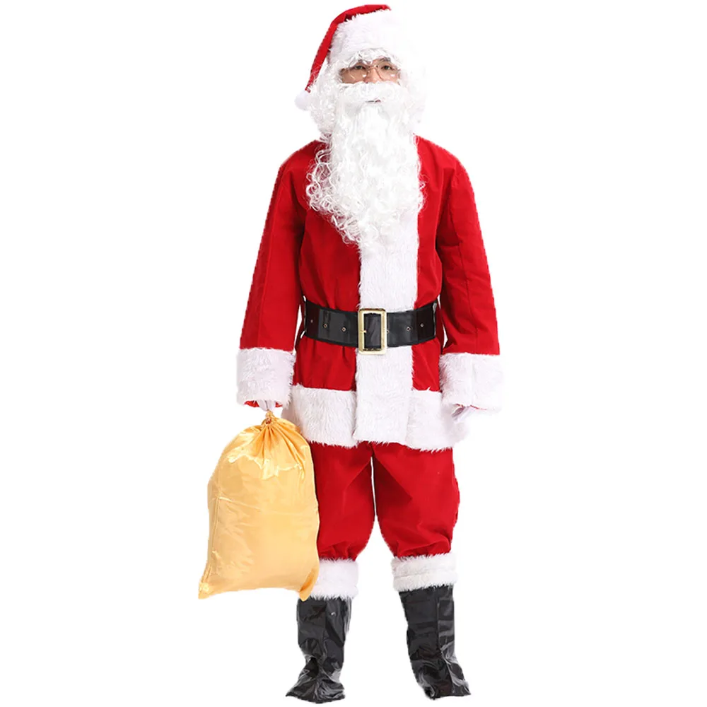 SANTA CLAUS TUXEDO SUIT CHRISTMAS ADULT MENS COSTUME