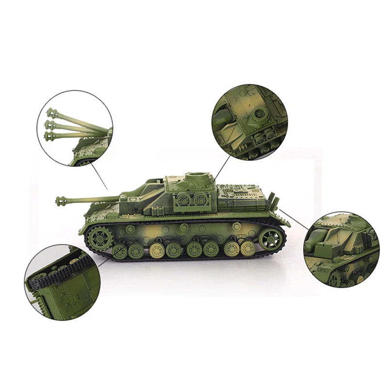 Немецкий Солдат Второй мировой войны Тигр пантера DIY 4D Assembe части 1/72 Танк модель набор игрушек