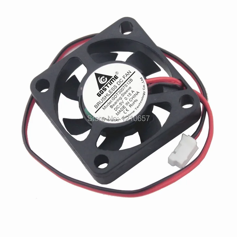 Plástico de Refrigeração Peças Muito Gdstime 3cm 5 30×7 Milímetros 3007 dc v 2pin Mini fã 30 30mm