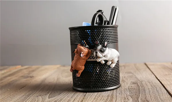 French Bull Dog Sleeping Lazy Pets Fridge Magnets PVC Figures Toys Car Home Office Decoration Gifts - W 11