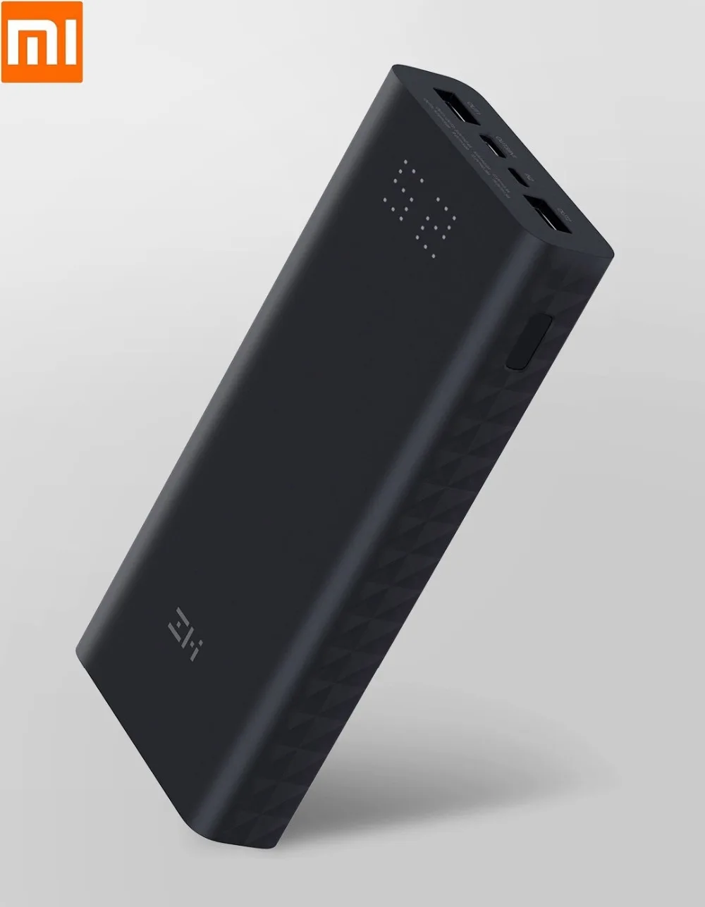 

Xiaomi New Two-way fast charge digital display mobile power 27W 20000 mAh USB-A USB-C Invisible digital display power Bank