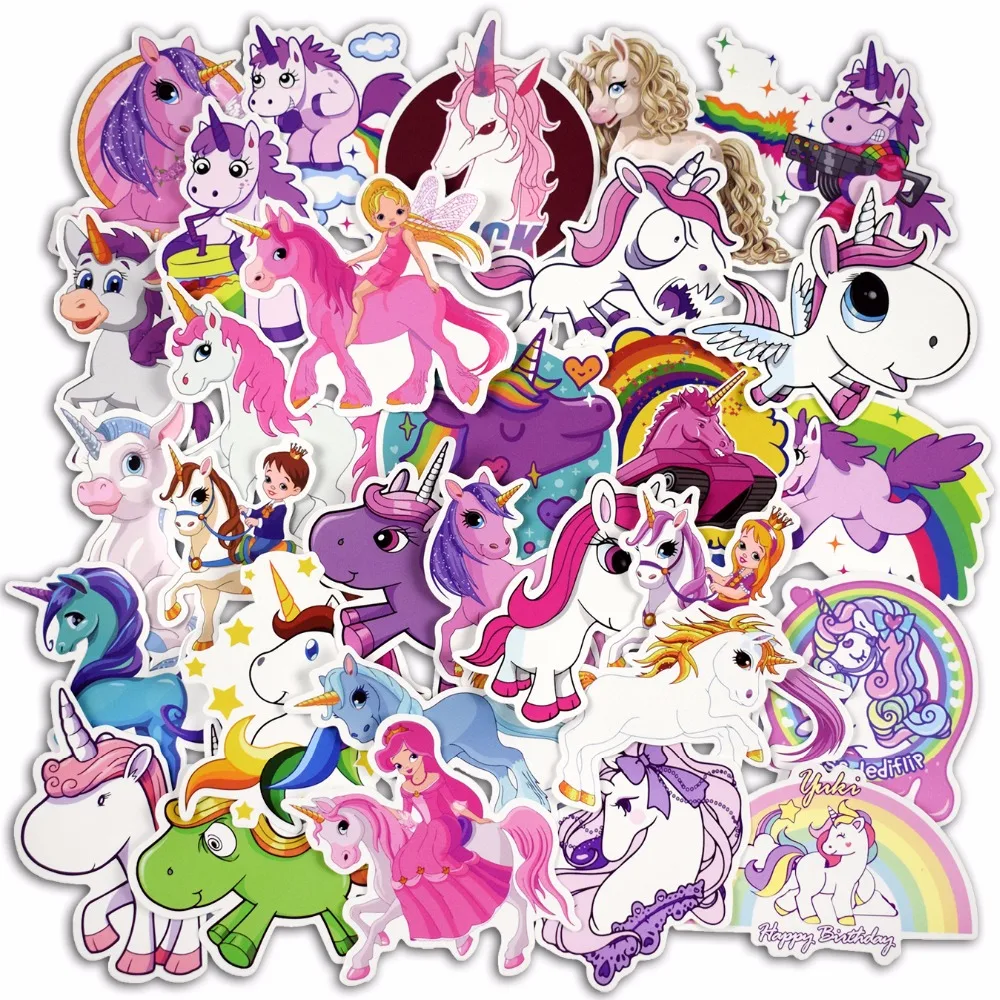 30 Pcs Colorful Unicorn Lucu Stiker Untuk Laptop Mobil Styling Telepon Bagasi Sepeda Motor Campuran Kartun Pvc Tahan Air Stiker Stickers For Sticker For Laptopstickers Style AliExpress