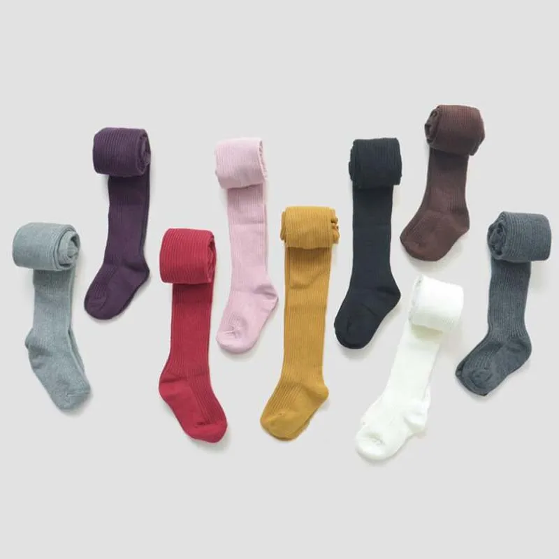 

Children Girl Tights Pantyhose Cotton Shine Kids Vertical Knit Children Girls Tights Pantyhose Children Skirt Tights Pantyhose