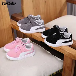 Yorkzaler детские кроссовки для девочек и мальчиков 3 цвета толстые весна осень детская спортивная обувь 2019 мода малыш детская обувь
