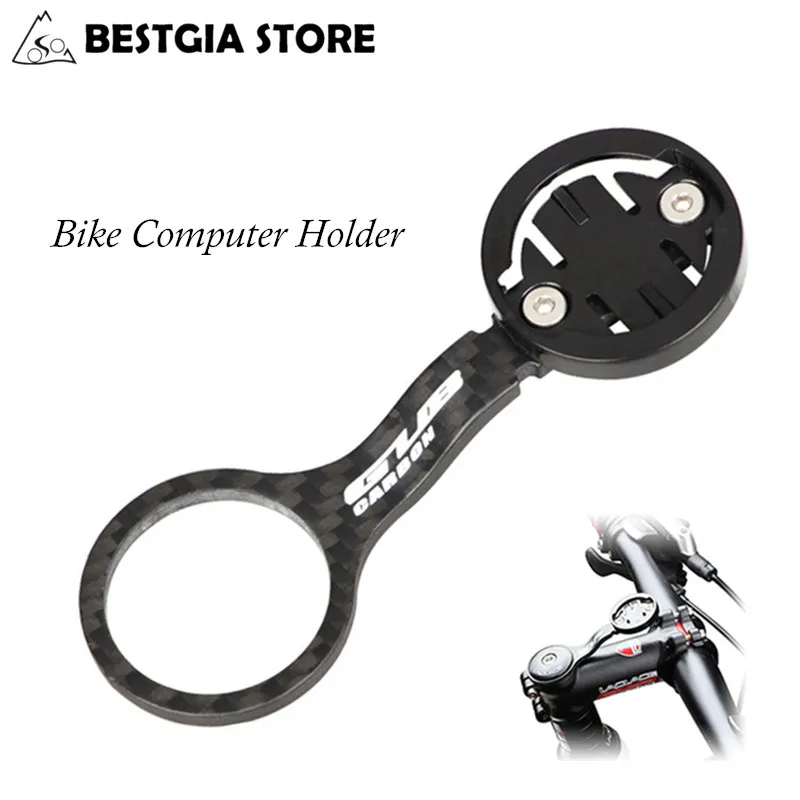 

GUB MTB Road Bike Computer Camera Holder 3K Carbon Fiber Handlebar Extension Bike Computer Camera Mount For GARMIN CATEYE GoPro