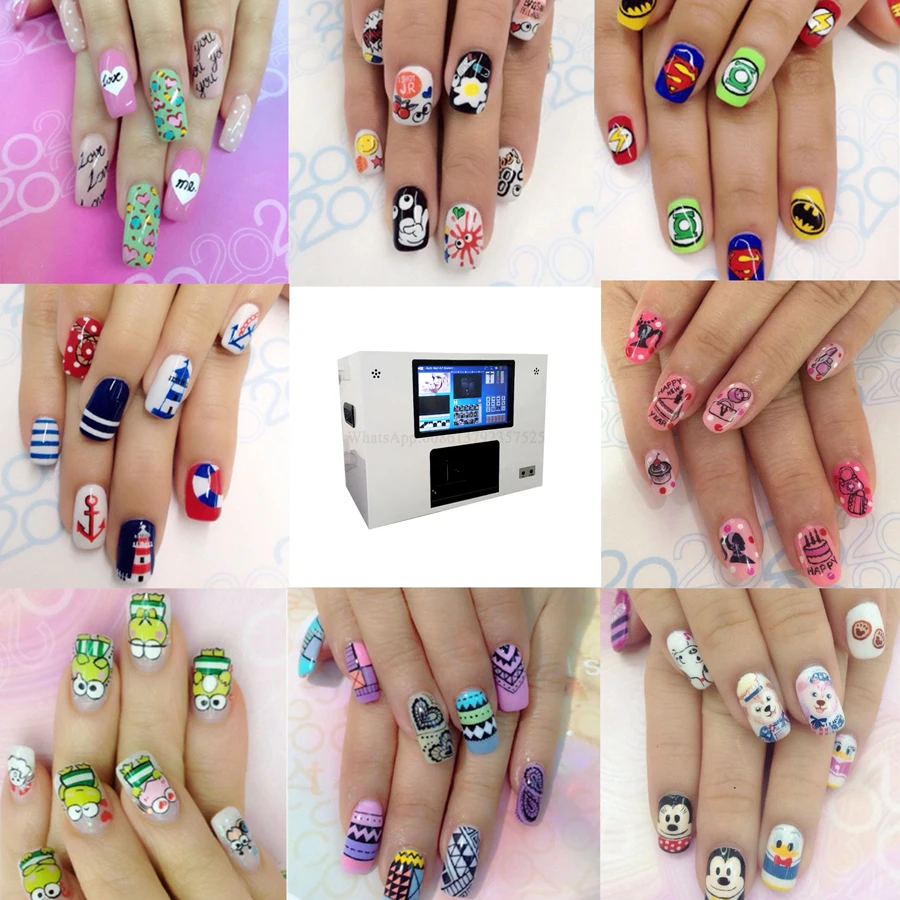 Máquina de Impressão Máquina do Unha Grátis em Todo o Mundo Unhas e 3 Unhas Flores Impressora Frete ce 5 3 frete grátis em todo o mundo ce