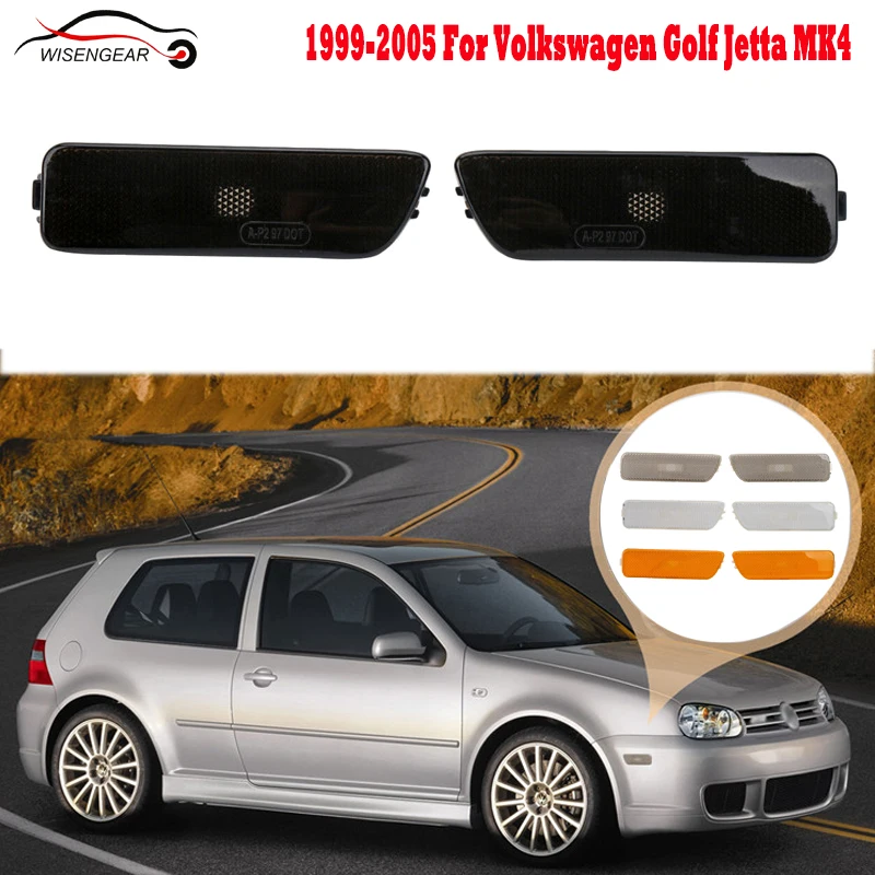 WISENGEAR Front Side Marker Light Bumper Turn Signal Indicator Warning