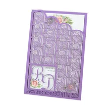 Музыкальная нотка пользовательское имя бумажная коробка с узором Пригласительные открытки события Декор свадебные пригласительные карты карман конверт