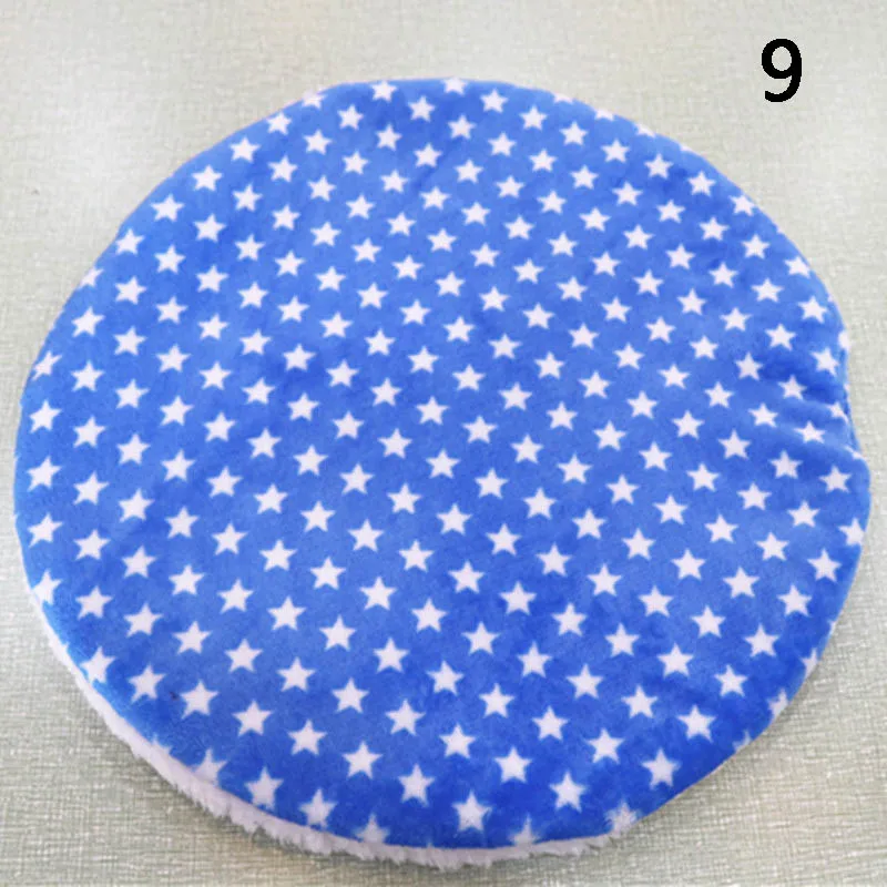 Ultra Soft Pet Bed Cute Prints Reversible Flannel Bed Mat Washable Small Dog Cat Use MYDING - Color: 9