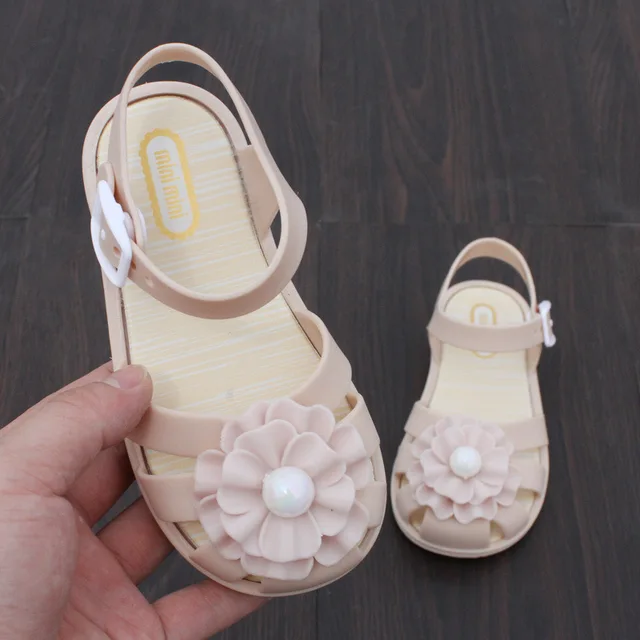 Brazil Flower Girls Sandals Baby Girl Jelly Shoes Princess