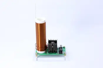 

PLL SSTC Mini Tesla Coil Can Play Mobile Phone / Computer Music to Power Supply