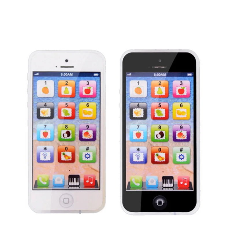 

Baby Early learning Mobile Phone Toy Educational English Learning LED Cell Phone Music Machine Electronic Toys For Children