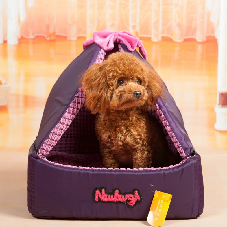 

2016 new dogs cats Multifunction removable house doggy autumn winter bed washable puppy kennels supplies pet dog cat nest 1pcs