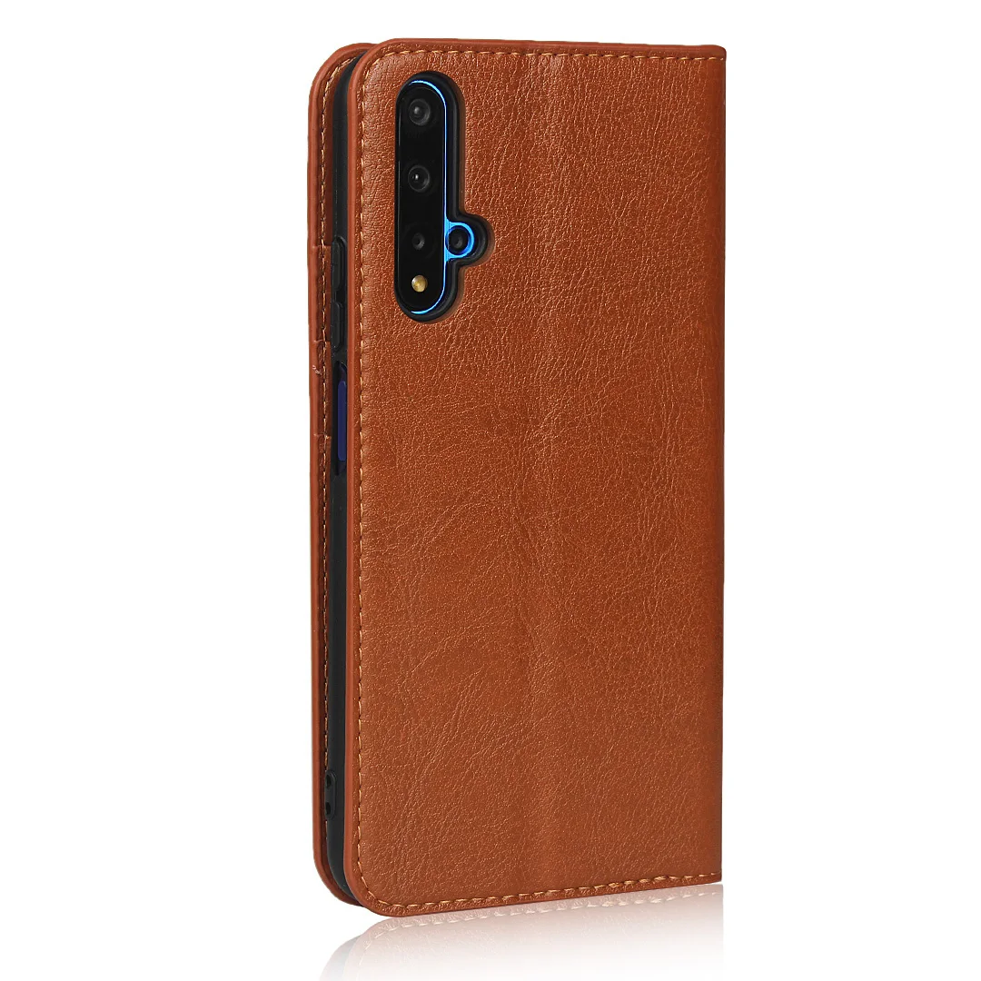 Premium Leather Case for Huawei Honor 20 Pro Honor20 Case Honor 20 flip case card holder cowhide holster Coque Fundas