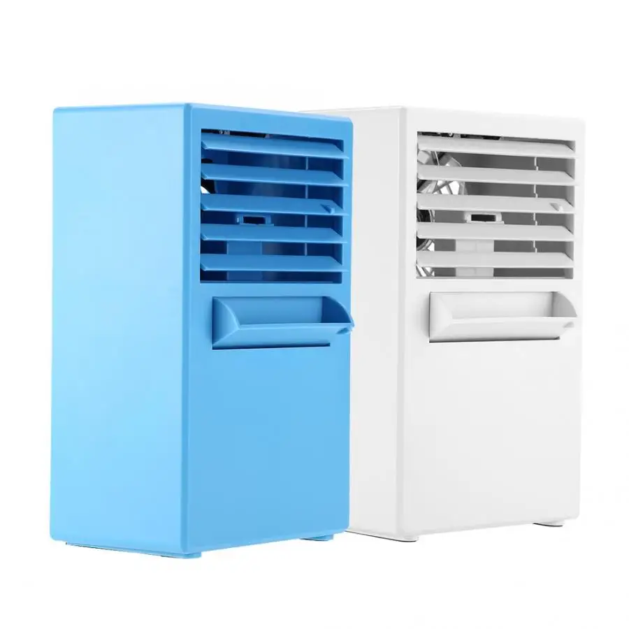 

Upgrated Mini Desktop Air Conditioning Fan for Cooling Summer Hot Day Use US Plug Facial Mist Maker Cooling