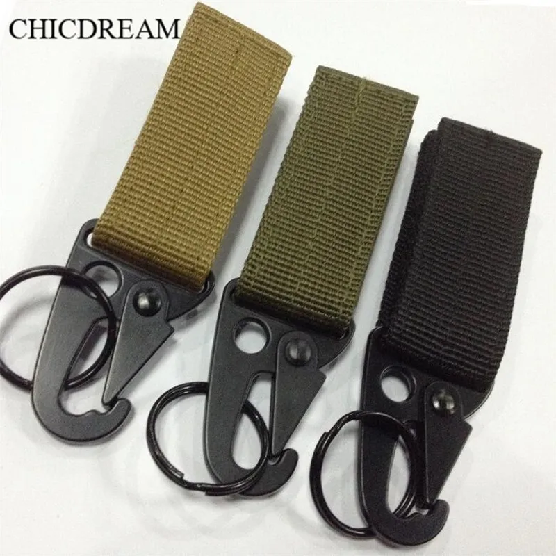 

Bundling Rope Keychain Outdoor Camping Survival Kit Military Parachute Cord Emergency Knot Key Chain Ring Camping Carabiner