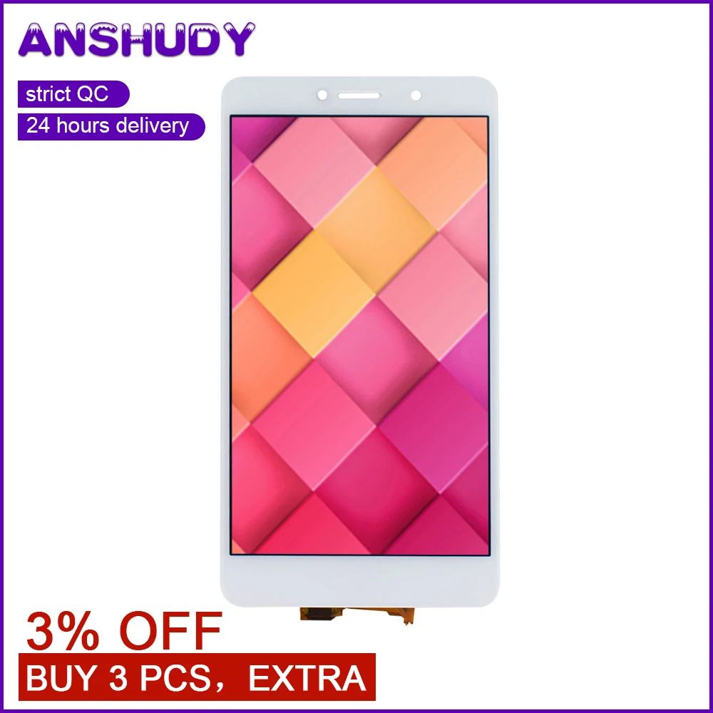 For Huawei Honor 6X LCD Display Touch Screen Digitizer Assembly BLN-L24 BLN-AL10 BLN-L21 BLN-L22 | Мобильные телефоны и