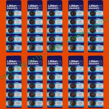 

50PCS CR2025LITHIUM BATTERIES 3V SHIP by air mail
