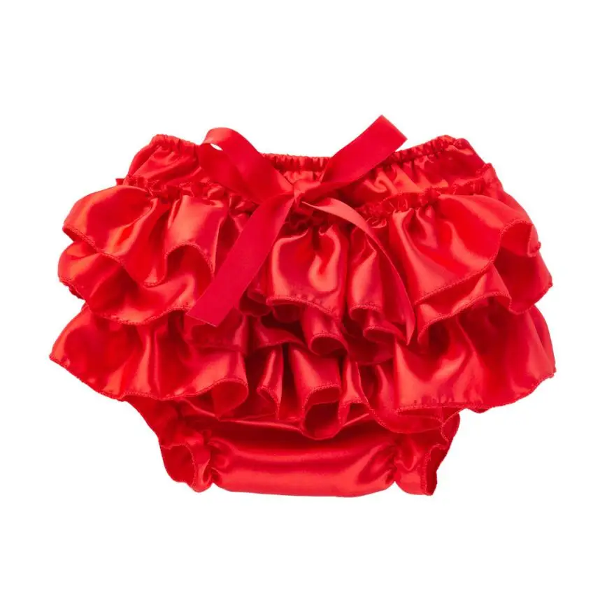 Arloneet Toddler Baby Infant Girl Bowknot Ruffle Bloomer Nappy Underwear Panty Diaper CS21