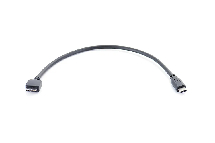 USB 3.1 نوع-C إلى USB 3.0 مايكرو B البيانات وتغ كابلات الموصلات ل القرص الصلب هاتف خلوي هاتف ذكي PC 30 سنتيمتر