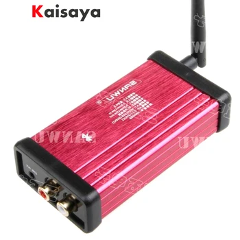 

Bluetooth 4.2 audio receiver box support AUX APTX low delay AD823 power modified HIFI pre class amplifier in case T0417