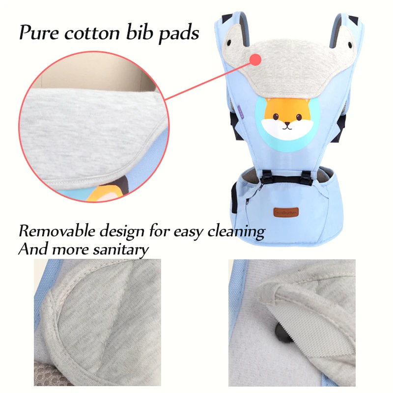 Baby Carriers Ergonomic Carrier Backpack Hipseat For Newborn And Prevent O-type Legs Sling Baby Kangaroos Wrap Waist Stool (7)
