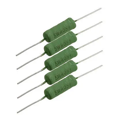 

Ceramic Body 5W 0.5 Ohm 5% Wire Wound Resistor Power Resistance 5 Pcs