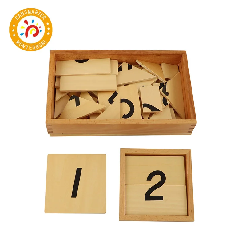 

Baby Toy Montessori Puzzle 1-9 Digital Number Digital Segmentation with Wooden Box Jigsaw Puzzle Toys Early Education