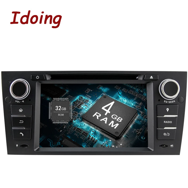 Top Idoing Android9.0/4G RAM/32G ROM/8Core/1Din For BMW E90 Fast Boot Car DVD Multimedia Player Autoradio HD Capacitive TouchScreen 0