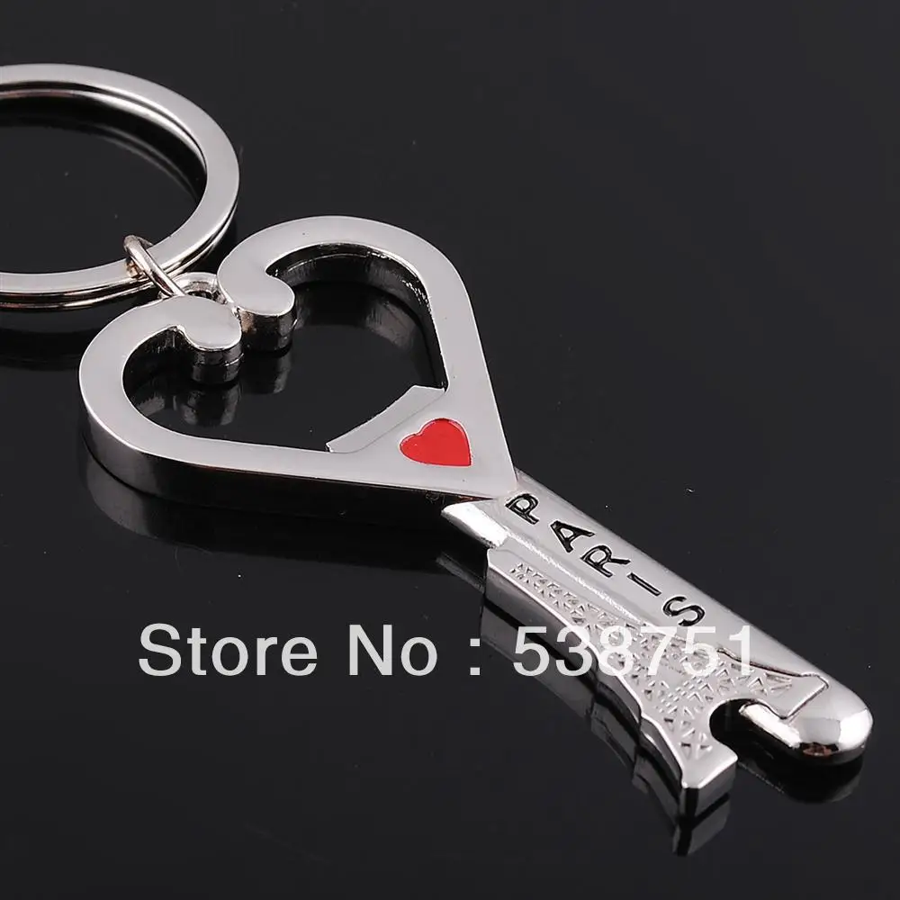 

FREE SHIPPING by FEDEX 100pcs/lot New metal Paris tower keychain zinc alloy bottle opener keyring