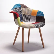 Set of 2 Modern Style Upholstered Armchair Accent Chair Natural Wood Leg Living Room Chair Furniture Wooden Design Arm Chair