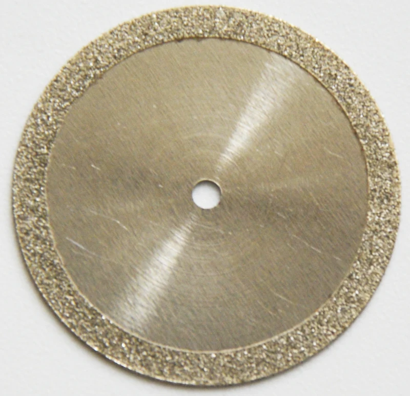 Discos de Diamante Dental com Grão Médio tipo de Disco de Corte Lote Diamante Moagem Ferramentas Abrasivo Dental Discos 10 Pçs - 0.3-0.4mm 8 Escova interdental