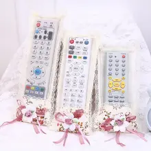 3 размера с милым бантом кружево пылезащитный ТВ чехол для пульта дистанционного управления кондиционер удаленного чехол для пульта текстиль защитная сумка