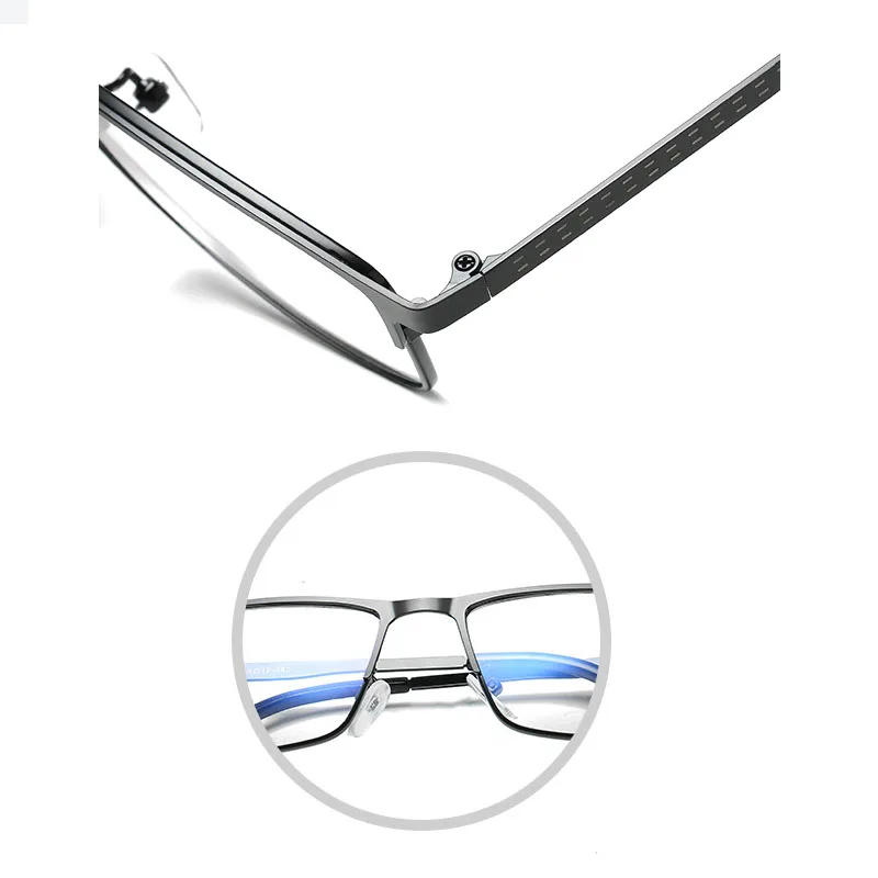 Металлическая Сверхлегкая оправа для очков мужчин oculos de grau Компьютерная оптика
