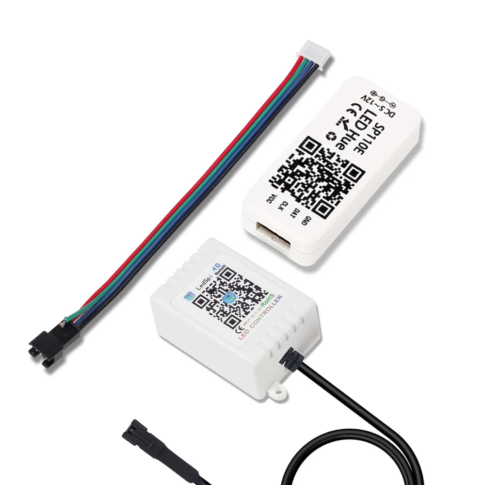 

5V-12V Bluetooth DMX LED Controller Android iOS APP control For WS2811 WS2812B 6803 IC LED Pixel Strip 5050 RGB
