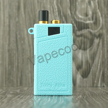 Силиконовый чехол для Smok Trinity Alpha pod Vape с нескользящей текстурой, гелевый Чехол для SmoktechTrinity Alpha - Цвет: Tiffany blue