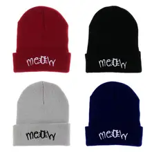 Зимние Вязание Meow Лыжная шапочка шапка и Snapback Для мужчин и Для женщин Кепка в стиле хип-хоп