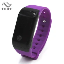TTLIFE Новый X7 сердечного ритма Смарт Браслет Сенсорный экран плавать-браслеты фитнес-трекер монитор сердечного ритма браслет для iOS и Android