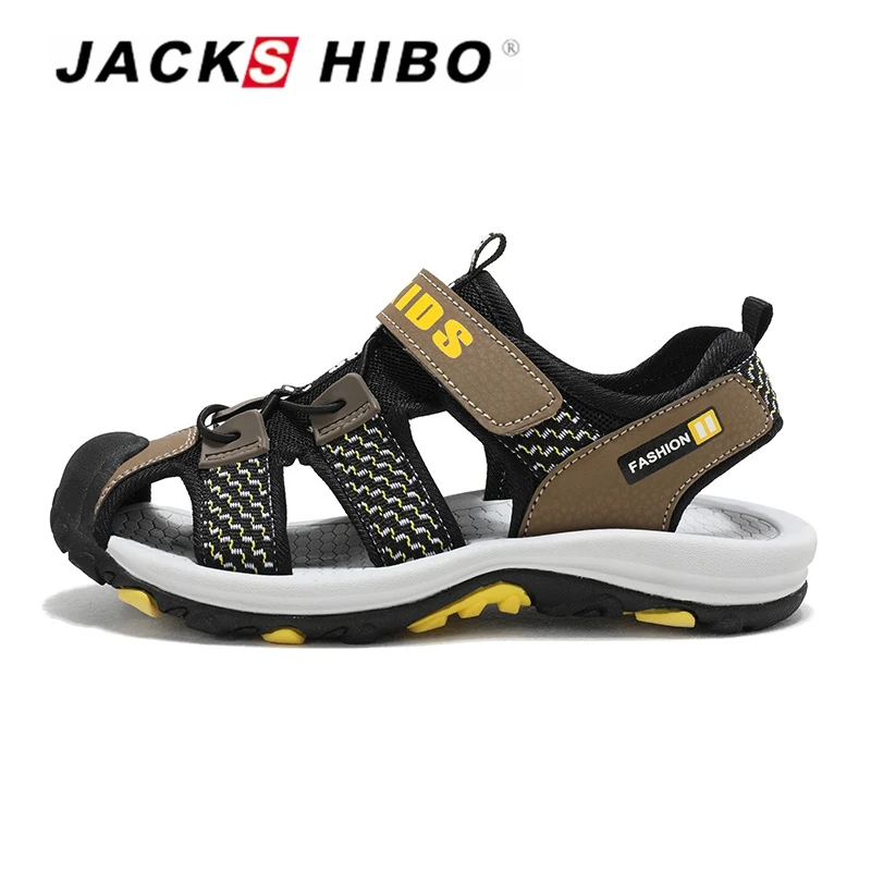 JACKSHIBO Kid Sandals Summer Kids Shoes Closed Toe Children Beach Sandals for Toddler Boys Sandals Hook&Loop Slipper for Child JACKSHIBO Kid Sandals Summer Kids Shoes Closed Toe Children Beach Sandals for Toddler Boys Sandals Hook&Loop Slipper for Child