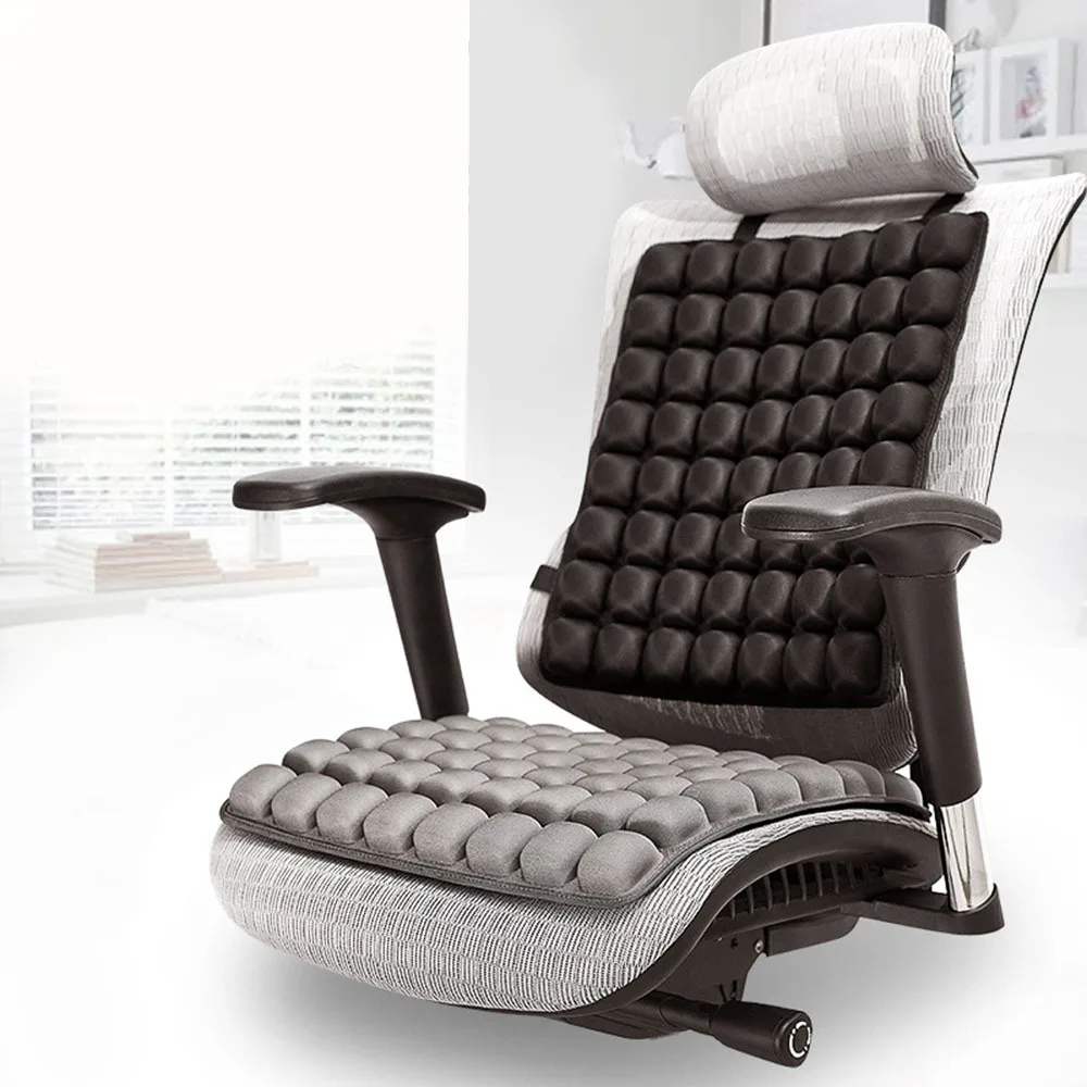 

3D TPU Car Massage Seat Cushion Breathable Chair Protector Universal Non-slip Air Car Seat Mat