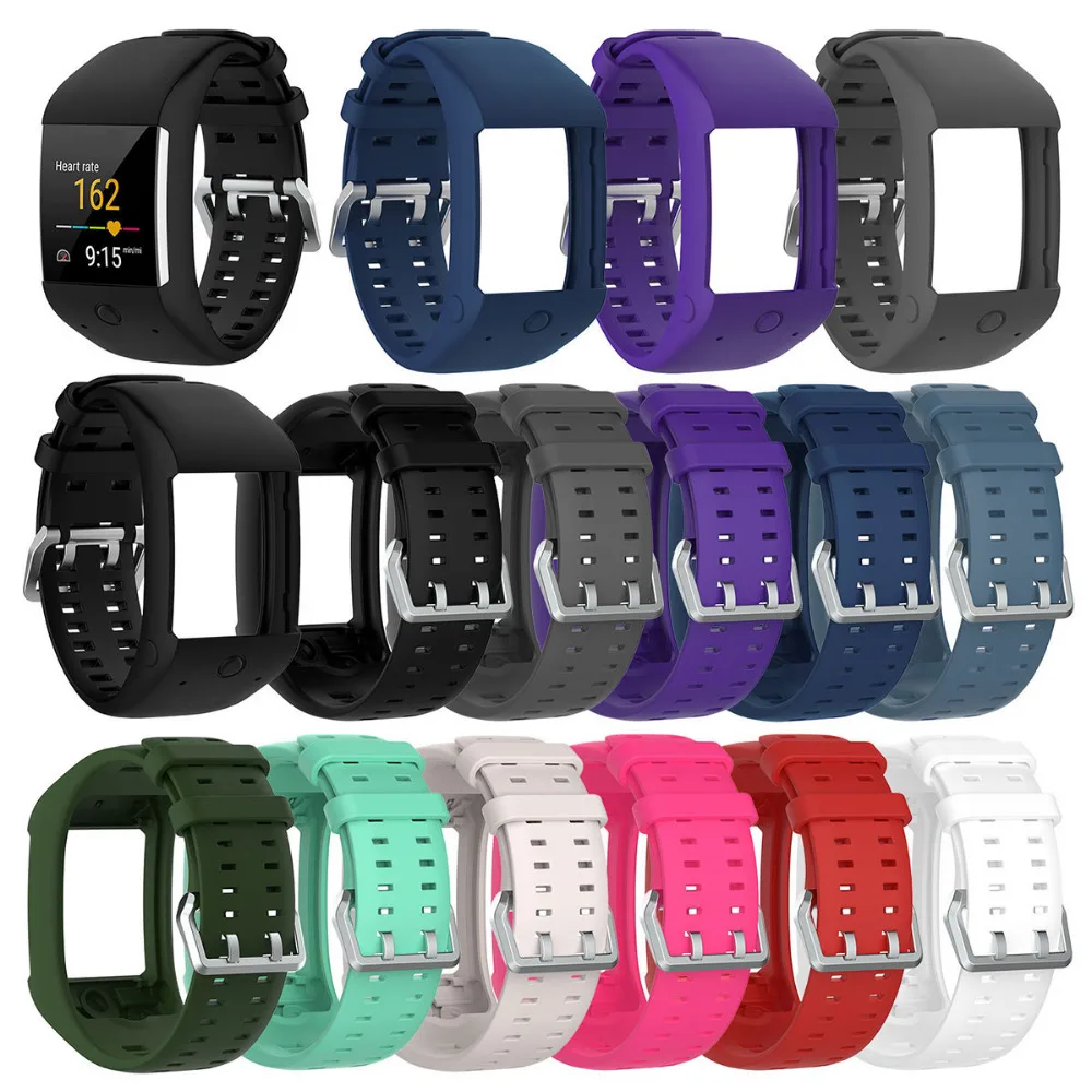 

Smart Watch Strap High Quality Comfortable Silicone Replacement Watch Wrist Strap for Polar M600 Smart Watch Wristband Strap