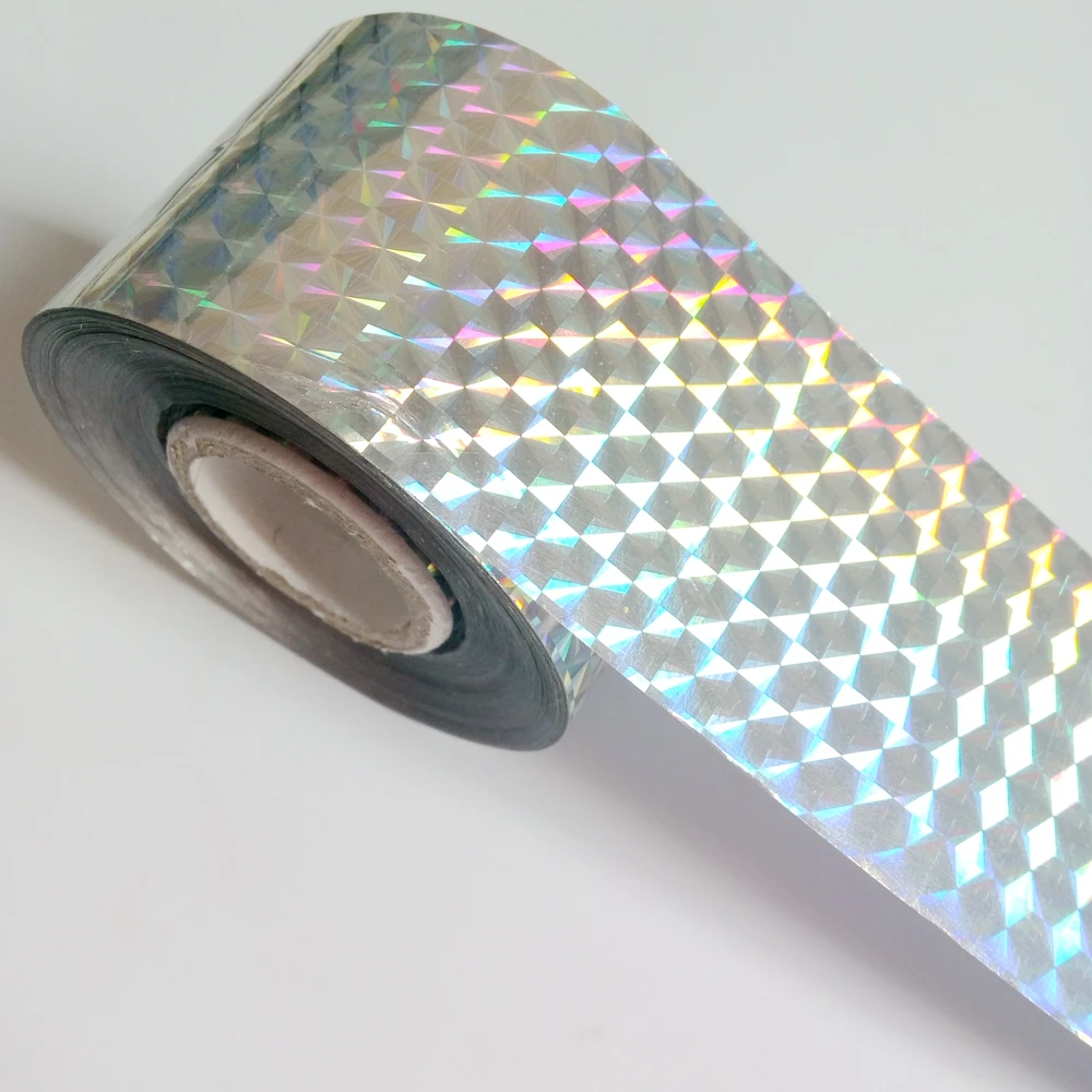 120 м/рулон голографическая Алмазная переводная фольга лазерные сетки голографические красные серебряные наклейки для дизайна ногтей наклейки оптом - Цвет: SK115