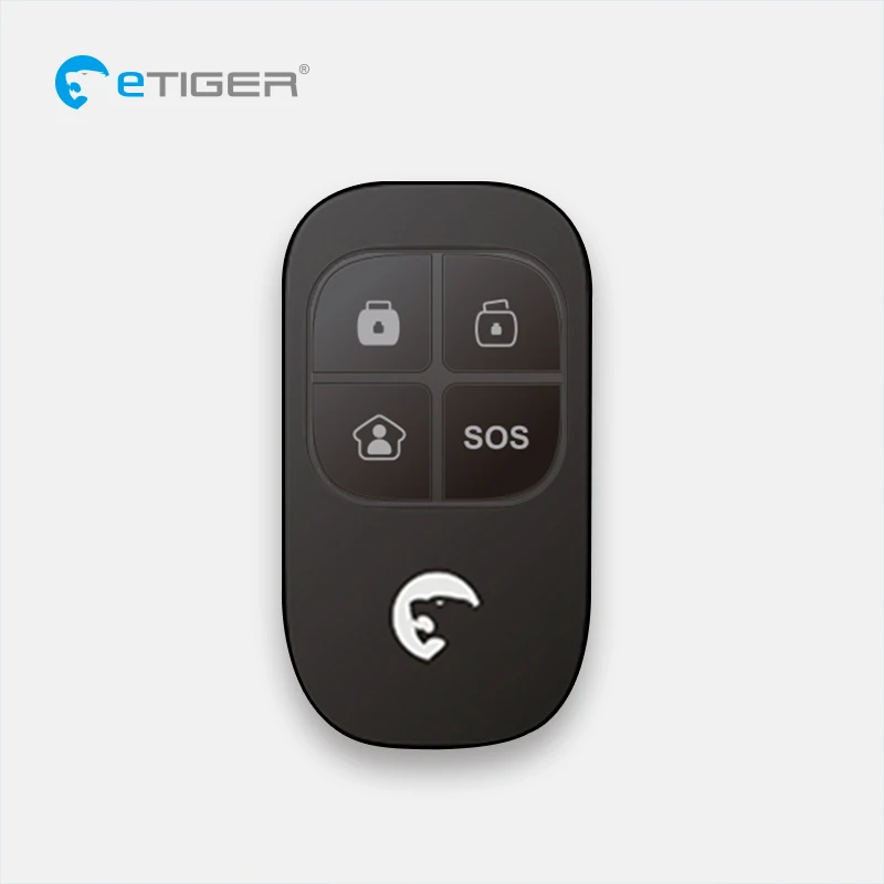 

Etiger 433MHz Wireless RF Remote Control ES-RC1 For Etiger Alarm System S4/S3B Panel
