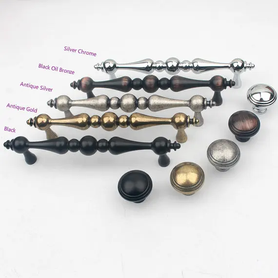 3.75'' 5'' Kitchen Cabinet Knobs Handle Pull Knob Dresser Drawer Pulls Handle Antique Oil Bronze Gold Silver Chrome Black Solid