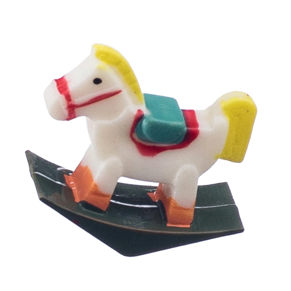 Новый 1:12 кукольный домик миниатюрная лошадка детская мебель